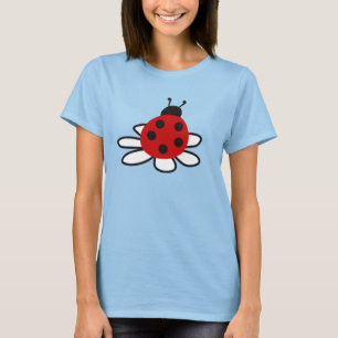 Camiseta Joaninha numa Lírio
