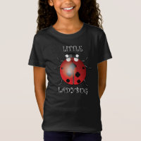 Joaninha - t-shirt do jérsei do Bella das meninas