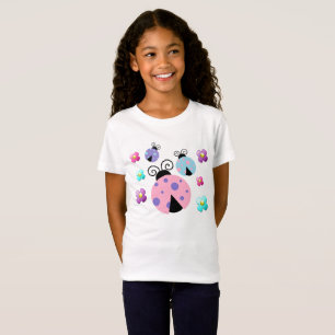 Camiseta Joaninhas e t-shirt da menina das margaridas