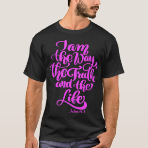 Camiseta João 146 Jesus O Caminho Verdade Vida Versículo Bí