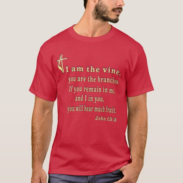 Camiseta João 15:5  (Frente)