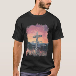 Camiseta João 316 KJV Domingo de Ressurreição Cruz de Jesus