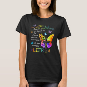 Camiseta João 316 Porque Deus Amou Tanto o Mundo Fé Cristã