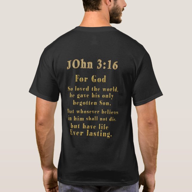 Camiseta João 3:16 (Verso)