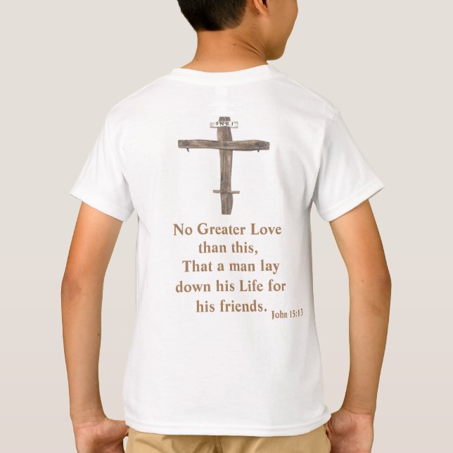 Camiseta João 3:16 (Verso)