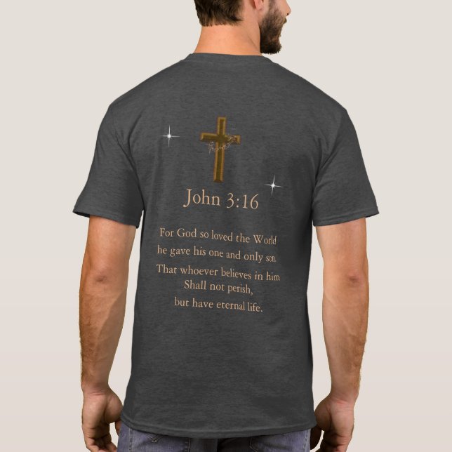 Camiseta João 3:16 (Verso)