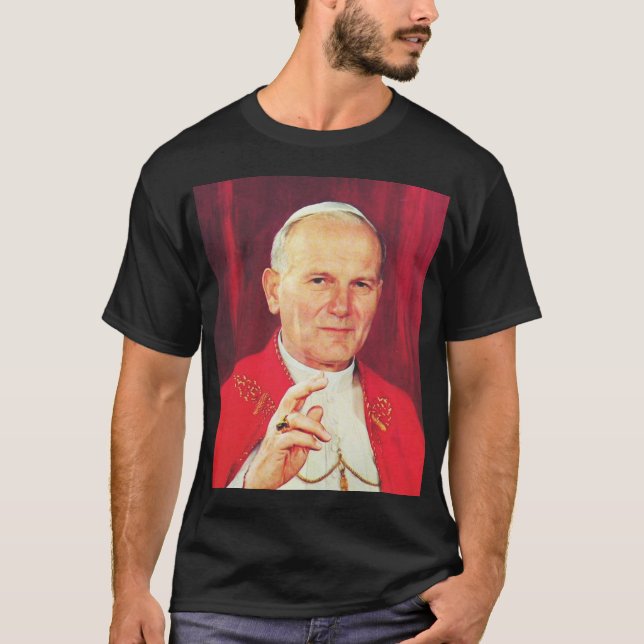 Camiseta João Paulo II Bispo de Roma (Frente)