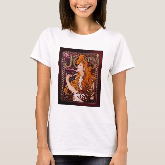 Camiseta JOB de Alphonse Mucha (Frente)