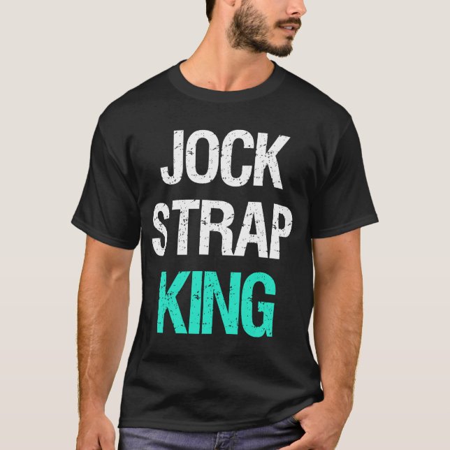 Camiseta Jock Strap King para fãs de futebol Mulheres (Frente)