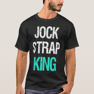 Camiseta Jock Strap King para fãs de futebol Mulheres