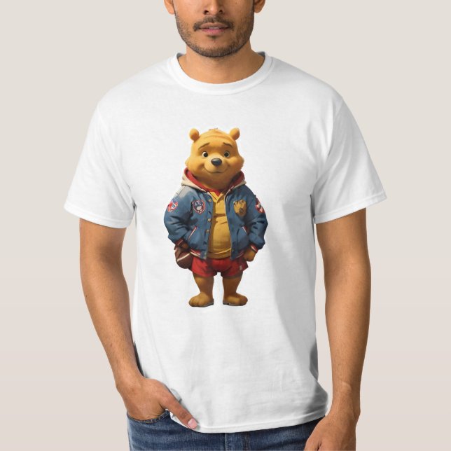 Camiseta Jock Winnie o Pooh 3 (Frente)