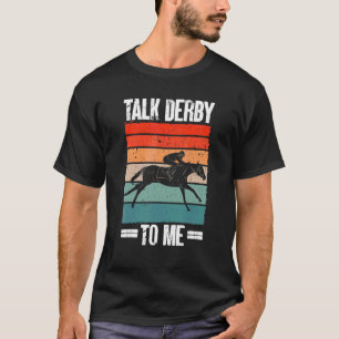 Camiseta Jockey Corredor Cavalos Falam Derby Comigo Cavalo 