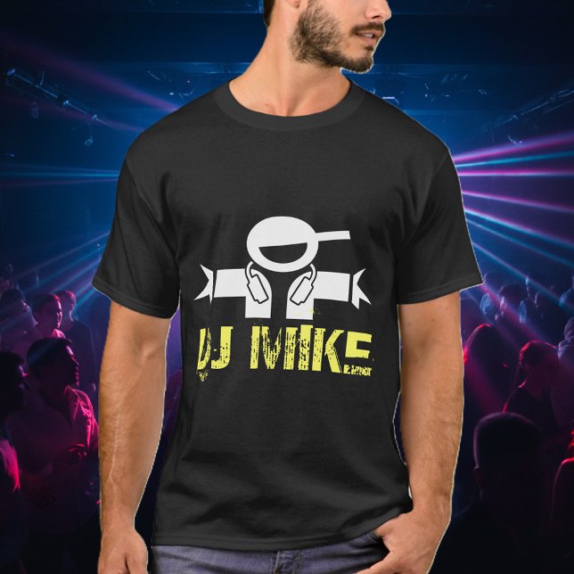 Camiseta Jockey de disco personalizado / DJ / t-shirt DJ (Criador carregado)