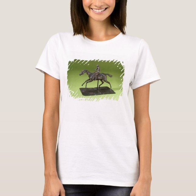 Camiseta Jockey em um Cavalo (bronze) (Frente)
