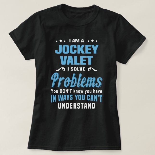 Camiseta Jockey Valet (Frente do Design)