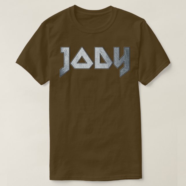 Camiseta Jody de metal pesado (Frente do Design)