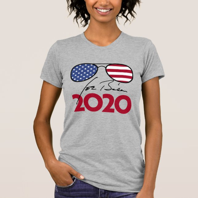CAMISETA JOE BIDEN 2020 (AVIADORES) (Frente)
