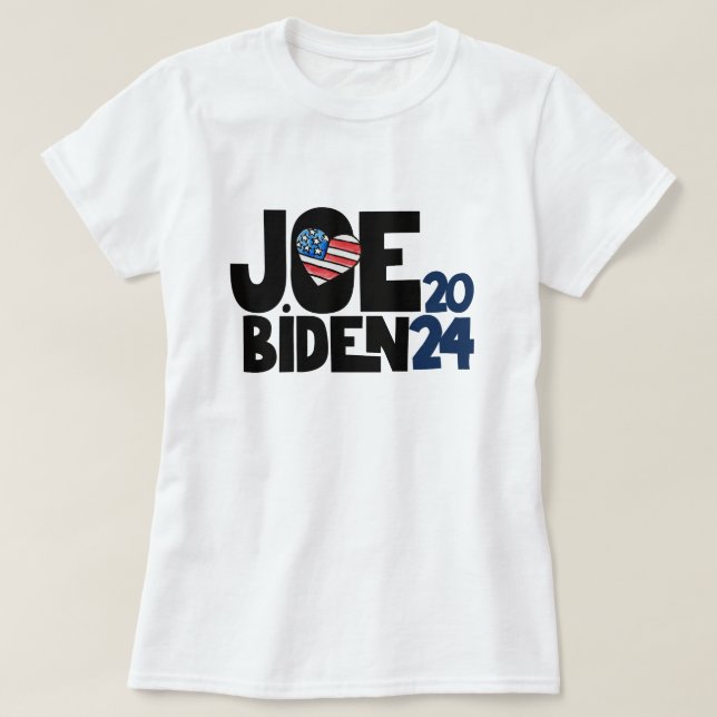 Camiseta Joe Biden 2024 (Frente do Design)