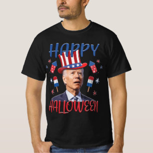 Camiseta Joe Biden Confused Merry 4th Of Halloween Fourth O