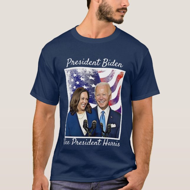 Camiseta Joe Biden e Kamala Harris 2020 (Frente)