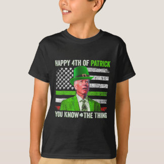 Camiseta Joe Biden engraçado feliz 4 de julho confuso St Pa