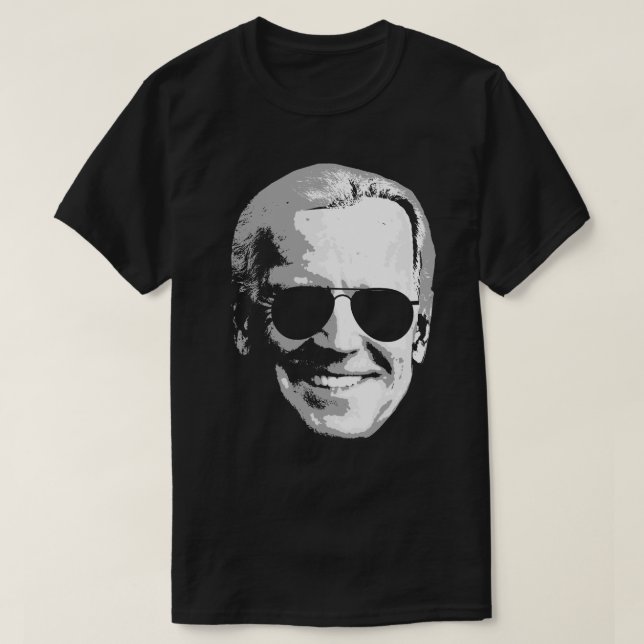 Camiseta Joe Biden Face com Aviadores (Frente do Design)