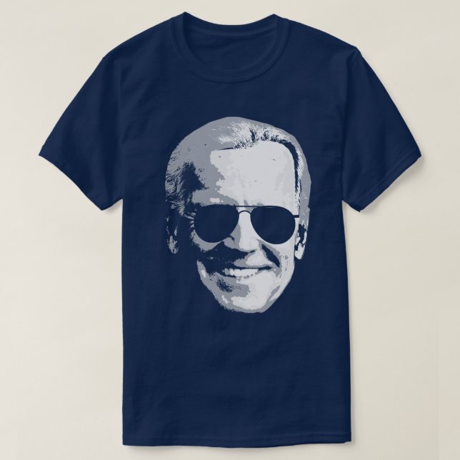 Camiseta Joe Biden Face com Aviadores (Frente do Design)