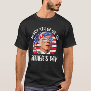 Camiseta Joe Biden Feliz 4º Do Dia de os pais Engraçado 4º