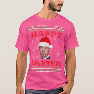 Camiseta Joe Biden Felz pascoa Ugly Christmas