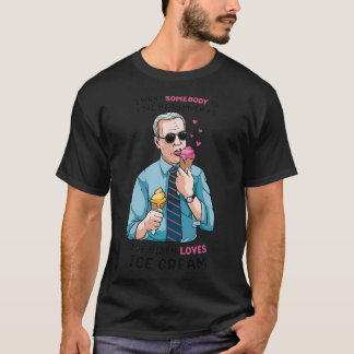 Camiseta Joe Biden Funny Biden 2020 Loves Sorvete