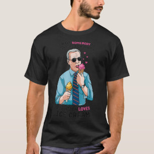 Camiseta Joe Biden Funny Biden 2020 Loves Sorvete