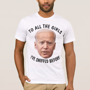 CAMISETA JOE BIDEN FUNNY SNIFFER