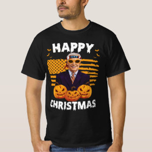 Camiseta Joe Biden Happy Halloween American Flag Pumpkin T-