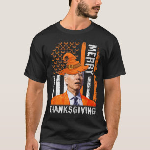 Camiseta Joe Biden Happy Halloween Feliz Ação de Graças