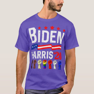 Camiseta Joe Biden Kamala Harris Anti Racismo Apoio LGBT