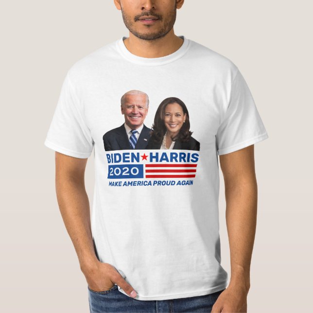 Camiseta Joe Biden Kamala Harris Campanha 2020 (Frente)