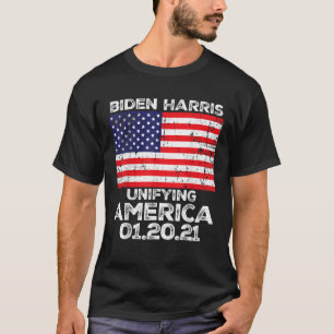 Camiseta Joe Biden Kamala Harris Inauguração 2021 Unificaçã