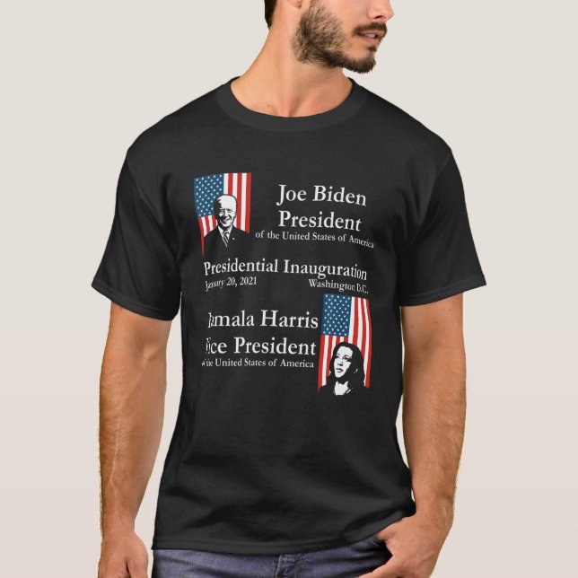 Camiseta Joe Biden Kamala Harris / Presidente Inauguração 2 (Frente)