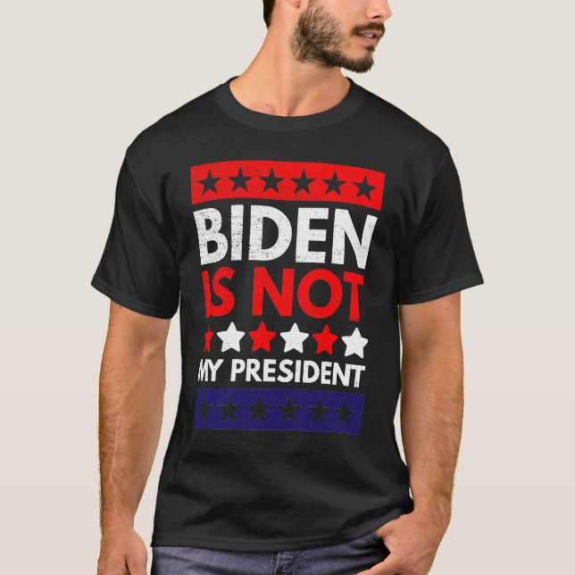 Camiseta Joe Biden - Não Meu Presidente (Frente)