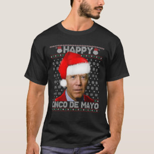 Camiseta Joe Biden Papais noeis Ugly Christmas Sweater Cinc