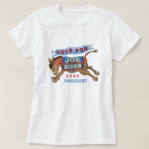 Camiseta Joe Biden para o asno 2020 do presidente Democrata