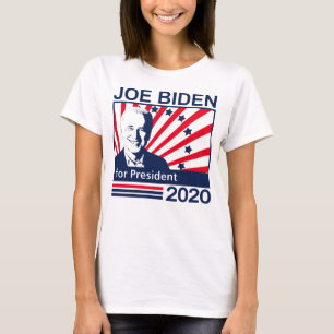 Camiseta Joe Biden para o azul da eleição presidencial 2020