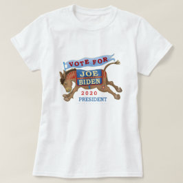 Camiseta Joe Biden para o Presidente 2020 Democrat Donkey