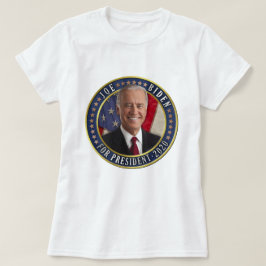 Camiseta Joe Biden para Presidente 2020 Foto Democrata