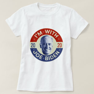 Camiseta Joe Biden para Presidente 2020 Foto Retro Democrat