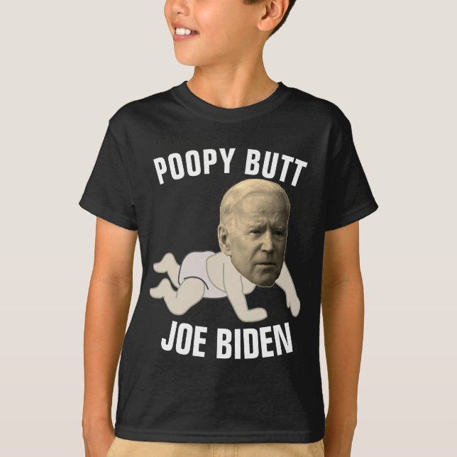 Camiseta JOE BIDEN POPPY BUMBUM KIDS T-Shirts (Frente)