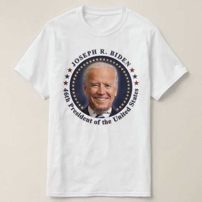 Camiseta Joe Biden Presidente Dia da Inauguração Souvenir (Frente do Design)