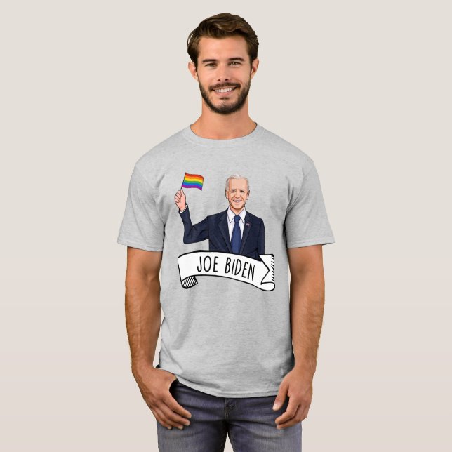 Camiseta Joe Biden Pride (Frente Completa)