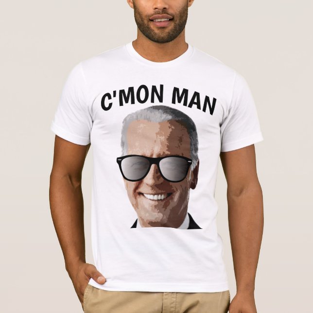 CAMISETA JOE BIDEN SUNGLASSES C'MON MAN T-SHIRTS (Frente)