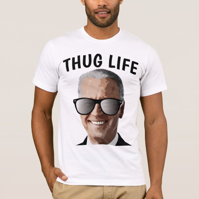 CAMISETA JOE BIDEN THUG LIFE T-SHIRTS (Frente)